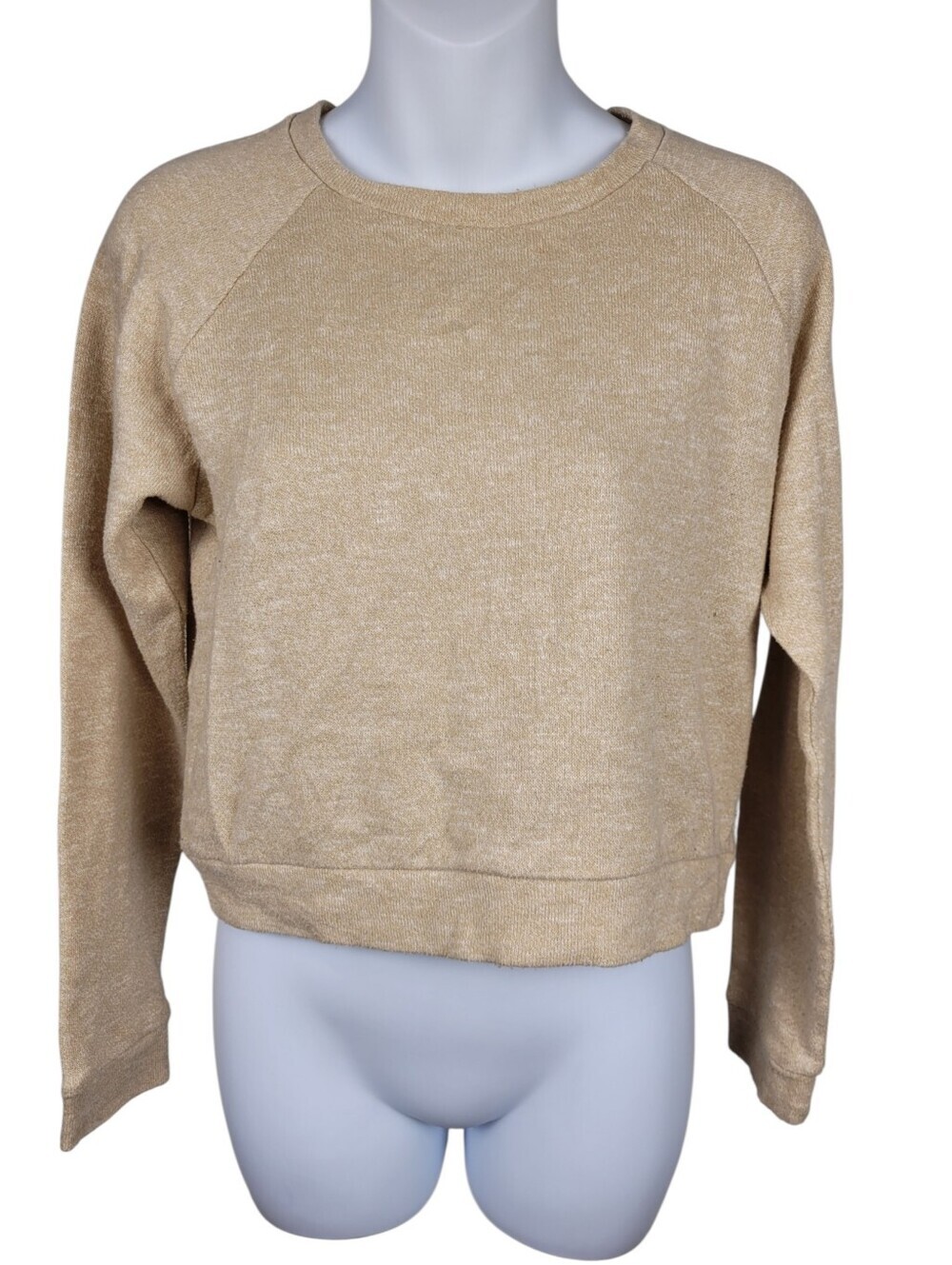 2/$20 Forever 21 Tan Colour Top Blouse Size: Small
